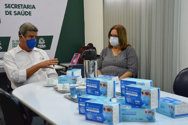 Prefeitura de Feira recebe 10 mil máscaras cirúrgicas doadas pela Nestlé