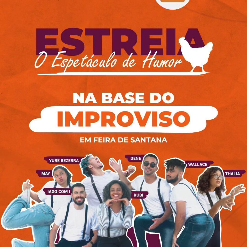 Cuca recebe o espetáculo de humor “Na Base do Improviso”