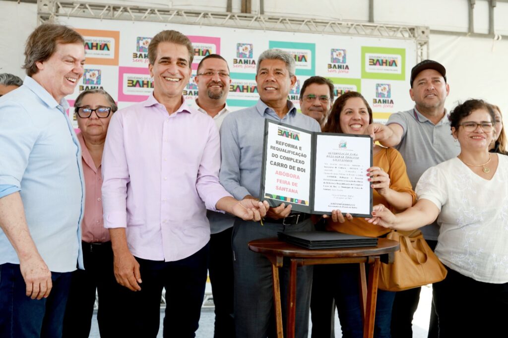 Governador autoriza obras de pavimentação no CIS Tomba e licitação para ampliação do aeroporto de Feira de Santana