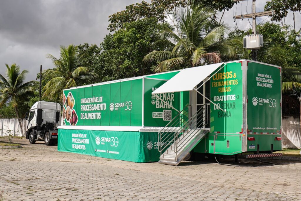 Carreta Escola do Senar Bahia inicia cursos em Feira de Santana nesta quinta