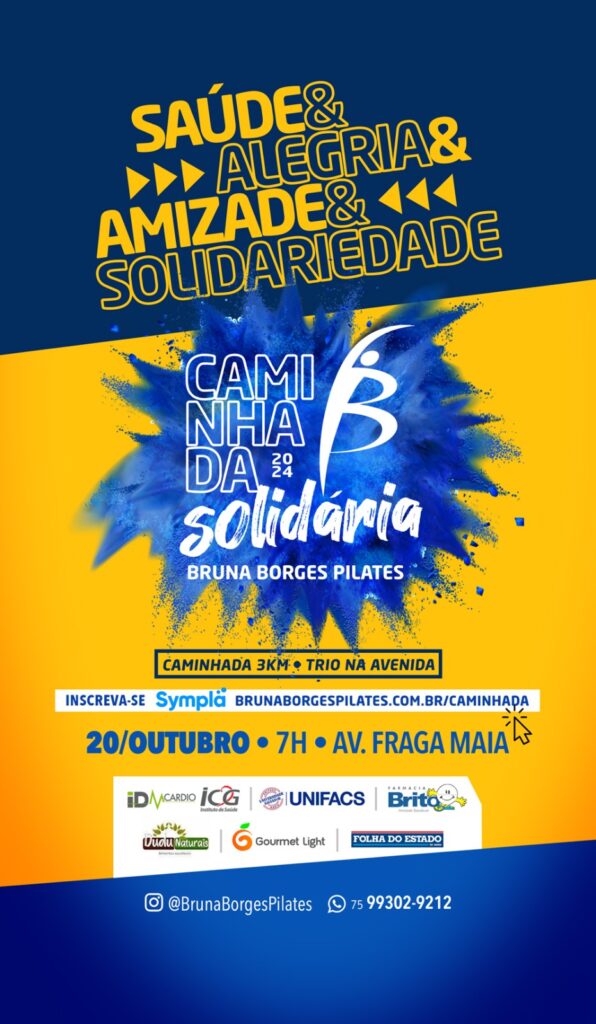 Com trio elétrico e animação,  caminhada Solidária acontece na Fraga Maia dia 20 de outubro